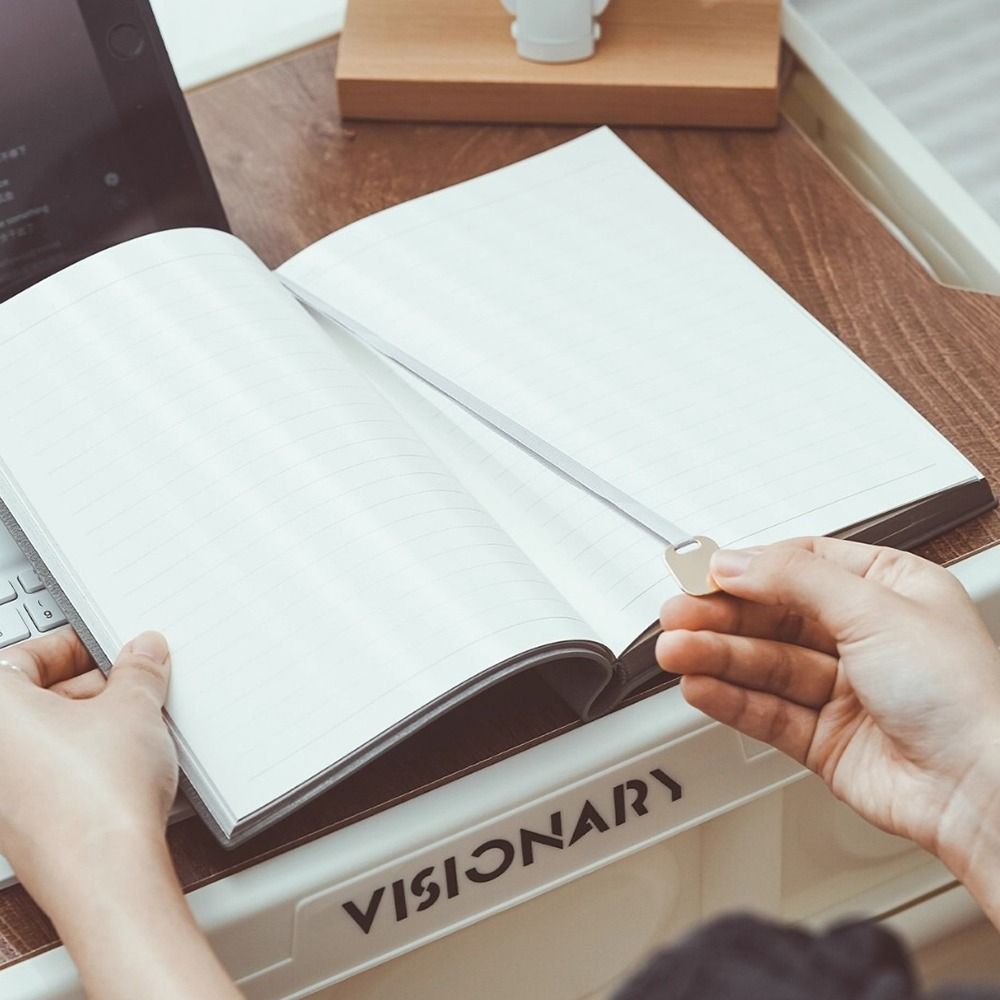 Leather Work Diary Covers - สมุดบันทึก A5 ปกหนังนิ่ม สมุดบันทึกหนังเทียม สมุดวางแผน สมุดบันทึกธุรกิจ