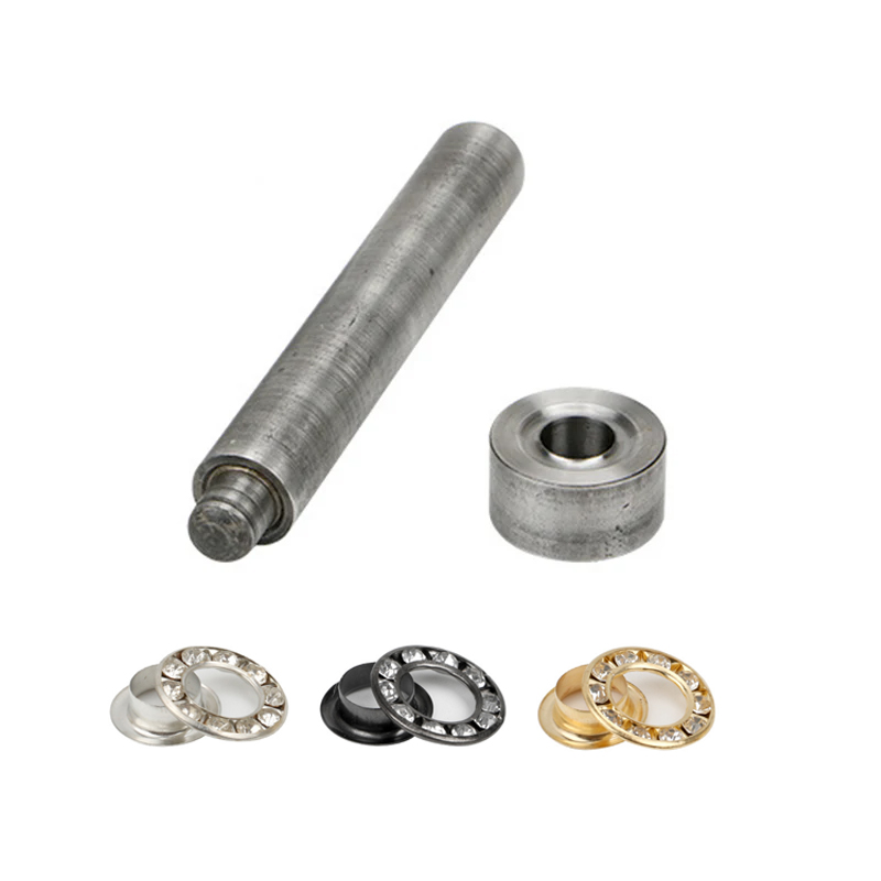 Rivet Setter Tool - Rhinestone Grommets ตาไก่เครื่องมือติดตั้ง Dies มือเคาะเครื่องมือสําหรับ Leathercraft