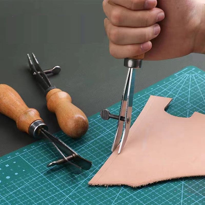 ปรับหนัง Edge Creaser Scriber  - Groover Stitching Tool บทวิจารณ์และราคา