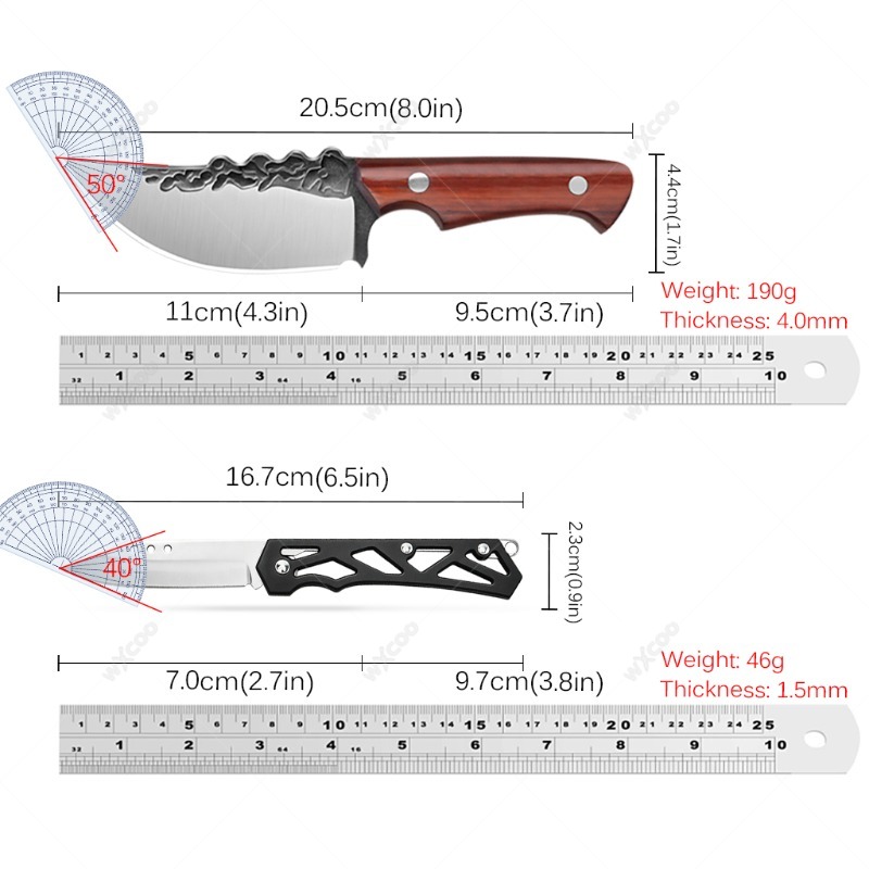 ชุดมีดทำครัวและมีดพับ WXCOO พร - Bone Folder Tool บทวิจารณ์และราคา