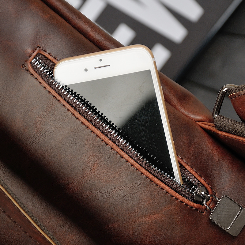 กระเป๋าเป้หนังวินเทจสำหรับผู้ช - Leather Work Rucksack Mens บทวิจารณ์และราคา