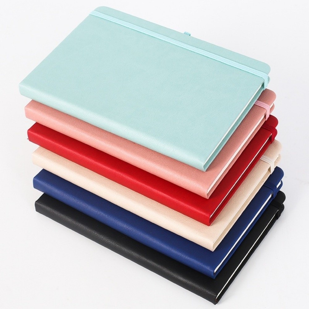 สมุดโน้ตขนาดเล็กพร้อมสายรัดยาง - Leather Work Diary Covers บทวิจารณ์และราคา