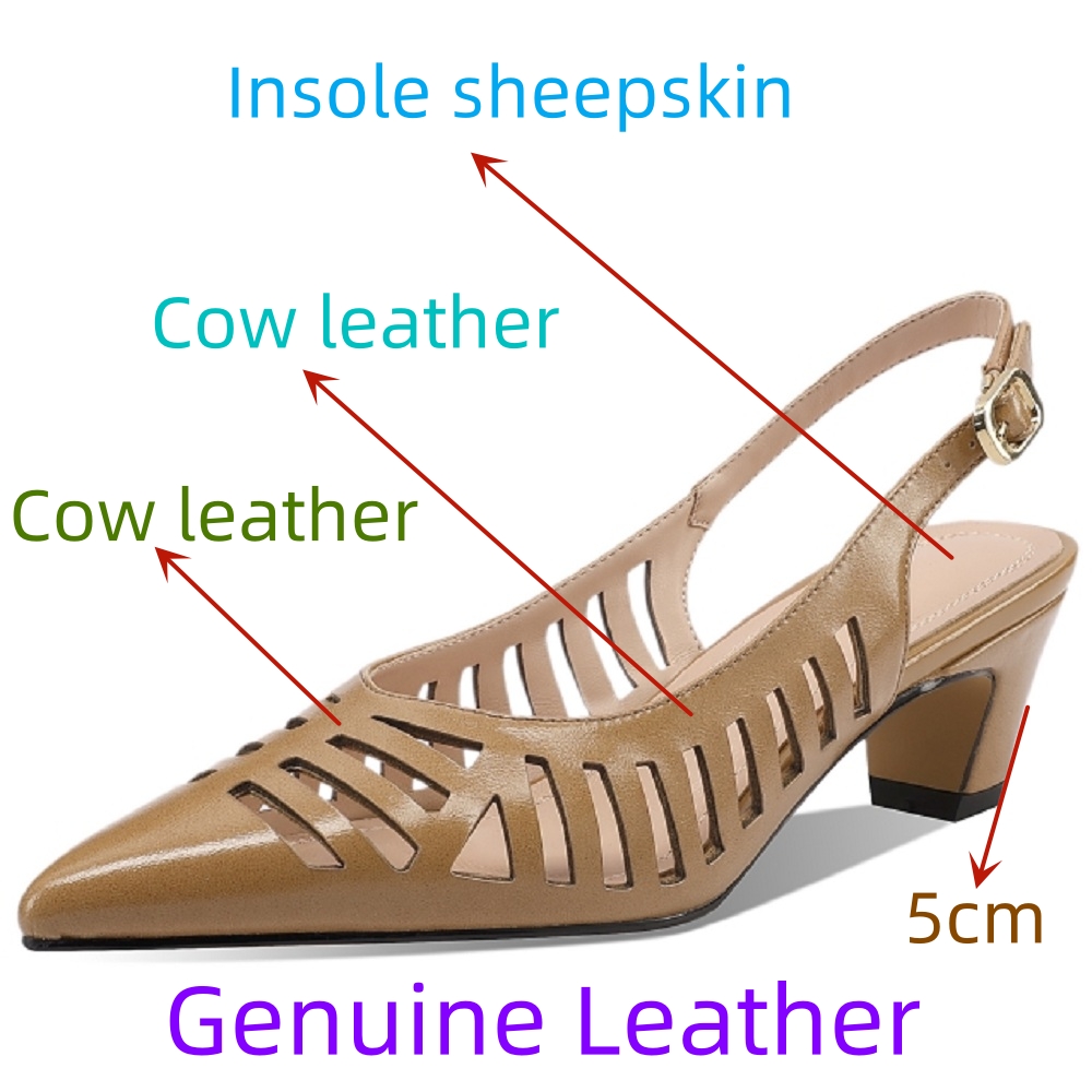 【JOCHEBED HU】รองเท้าส้นเตี้ยหน - Leatherwork Designs บทวิจารณ์และราคา