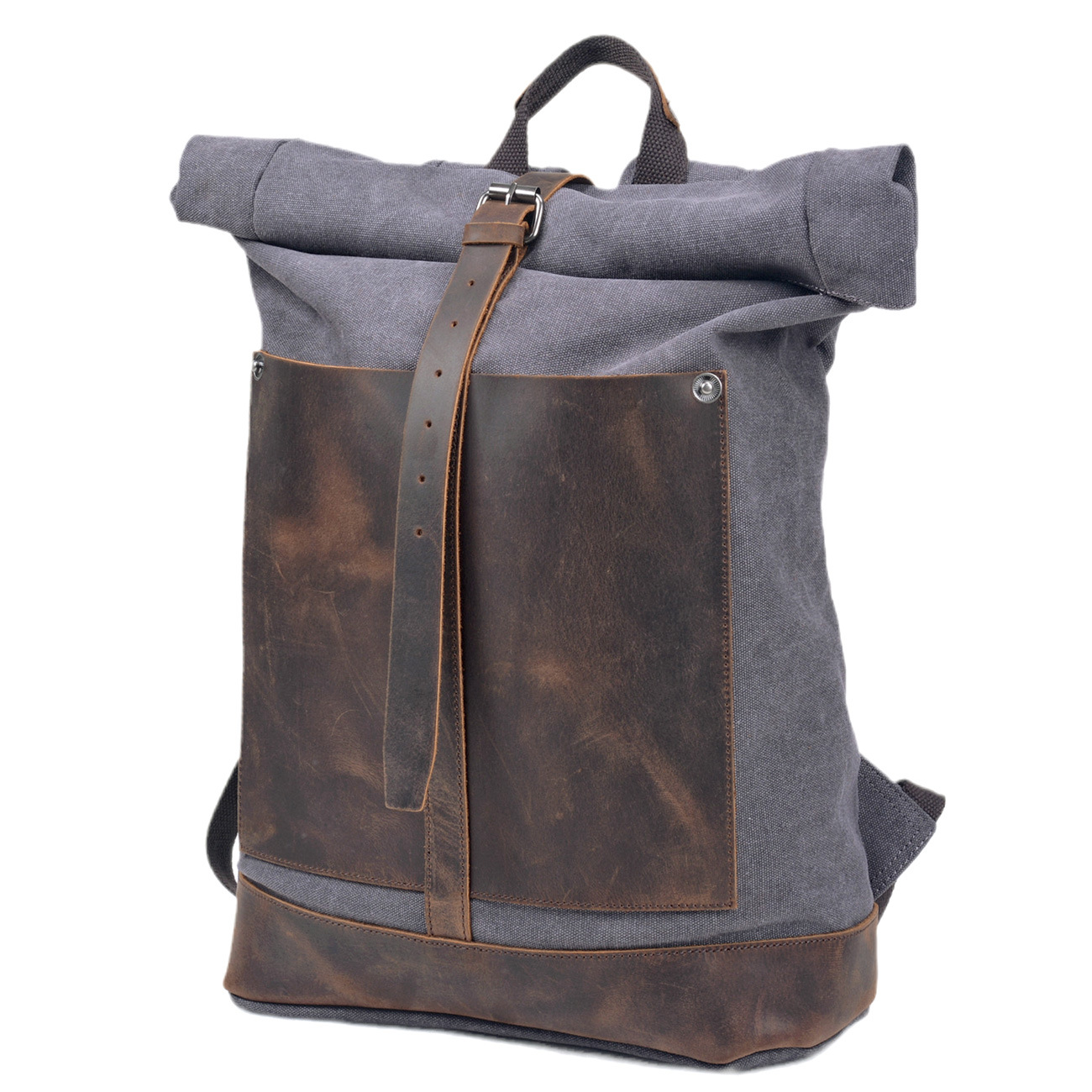 กระเป๋าเป้สะพายหลังผ้าแคนวาสเค - Leather Work Rucksack Mens บทวิจารณ์และราคา