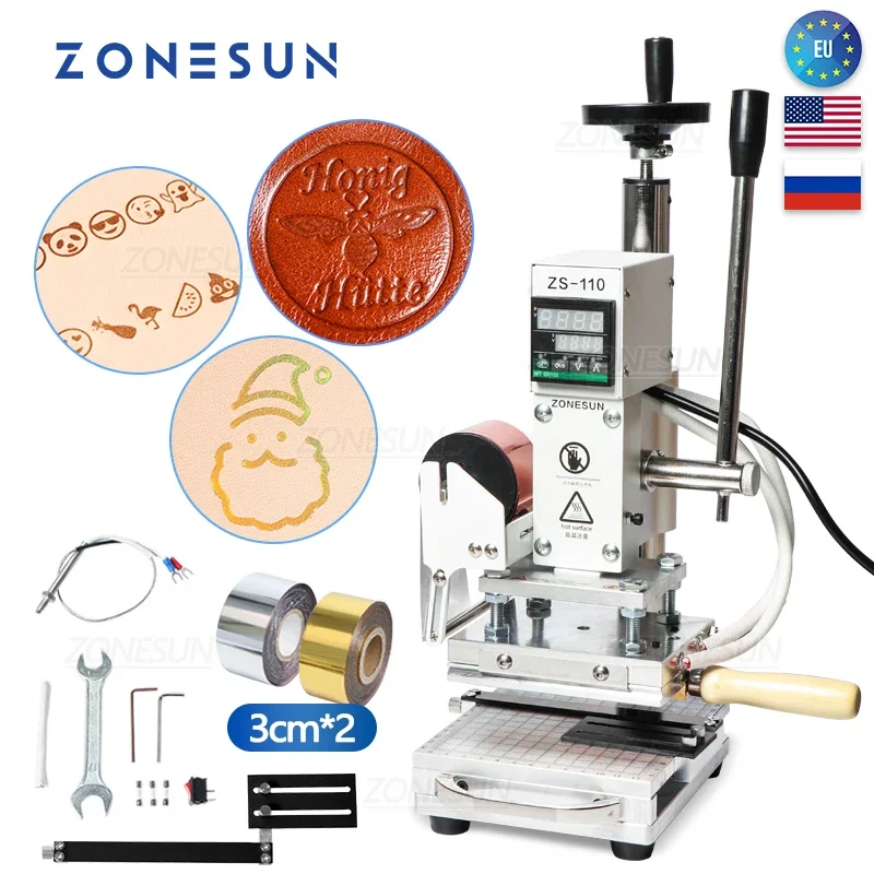 เครื่องปั๊มร้อน ZONESUN ZS110  - Leatherwork Hand Press บทวิจารณ์และราคา