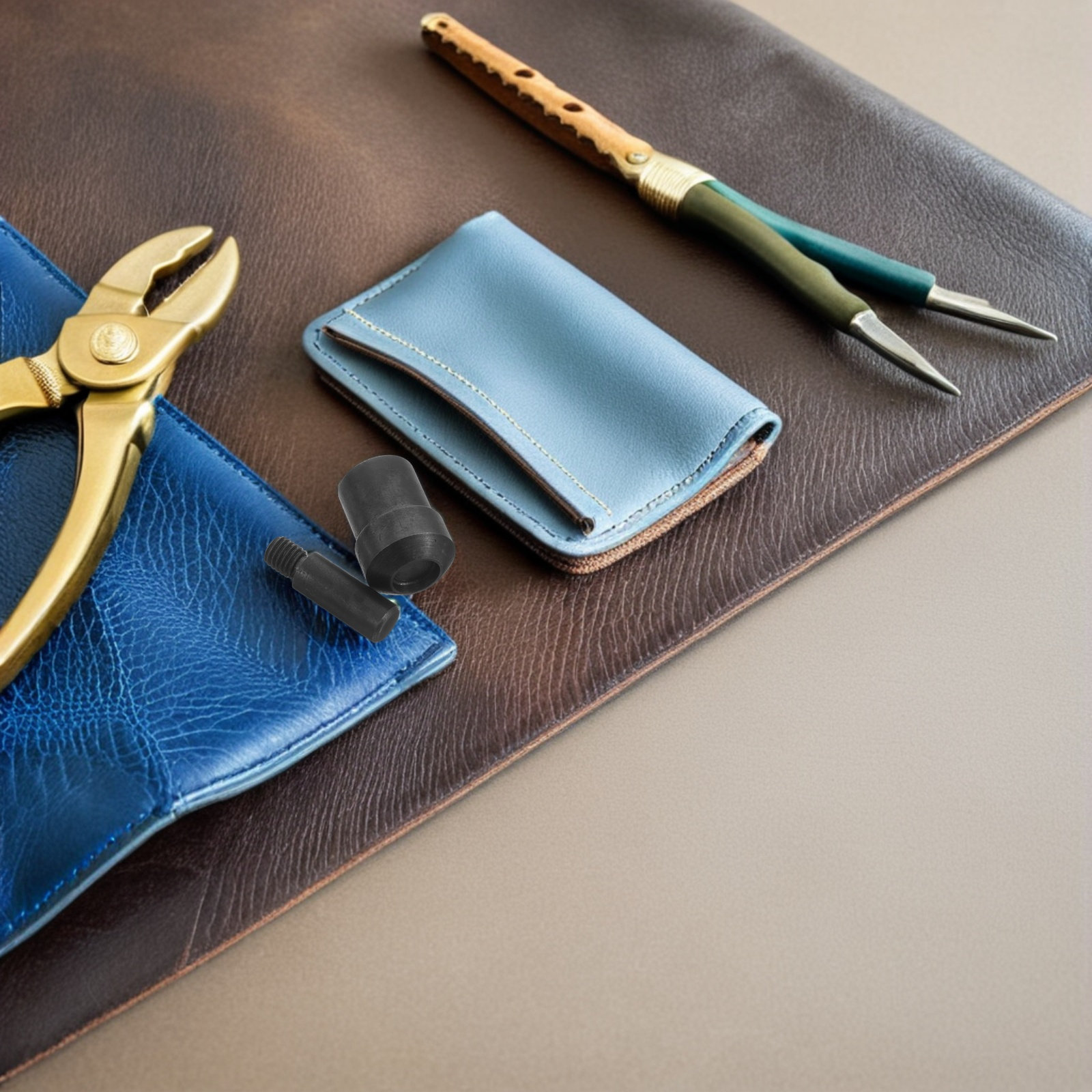 2 ชิ้น แม่พิมพ์ตอกหมุด สำหรับเ - Leatherwork Hand Press บทวิจารณ์และราคา